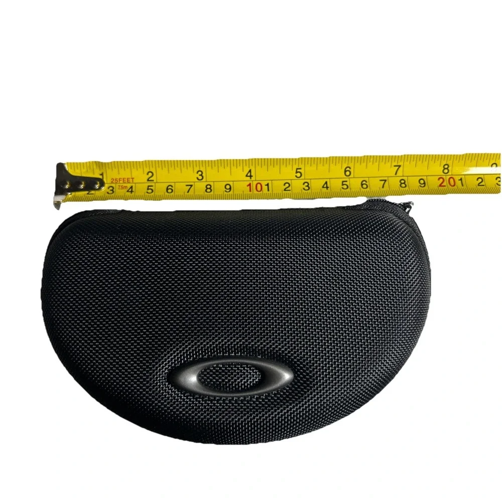 OAKLEY Sunglasses Case Hard Zippered Black Clamshell Flak Jacket‎ Lens Inserts - Picture 3 of 4